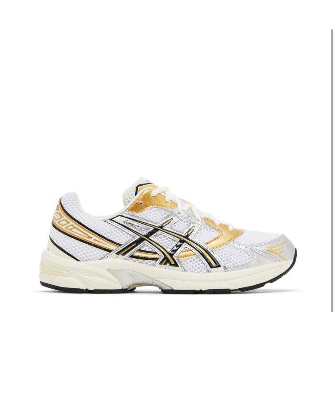 Asics 1130 White Black Gold