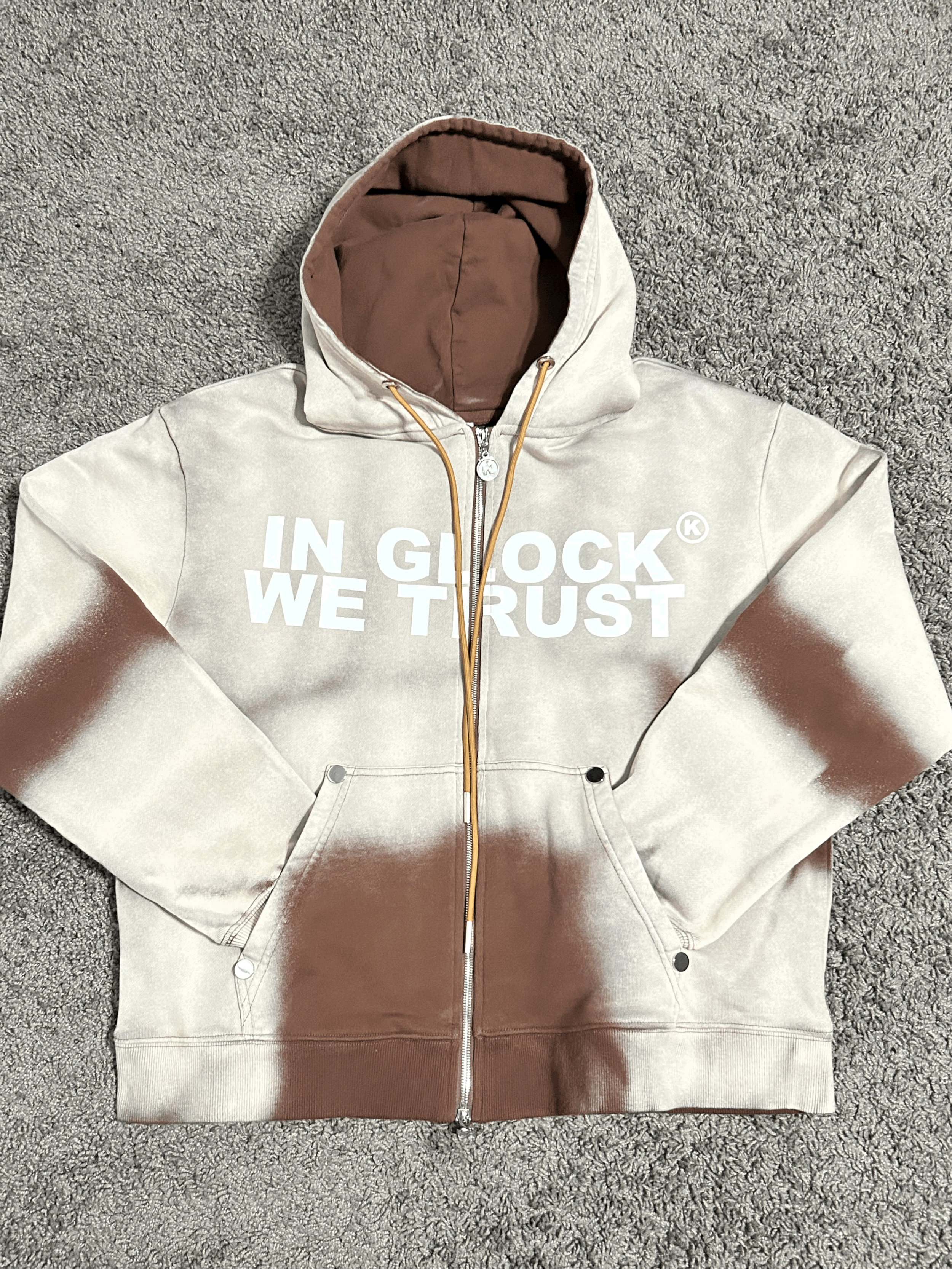 In Glock We Trust Zip-Up Hoodie
