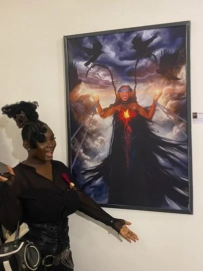 Aisha Mbaya is shifting how Northern women are viewed through dark, futuristic art