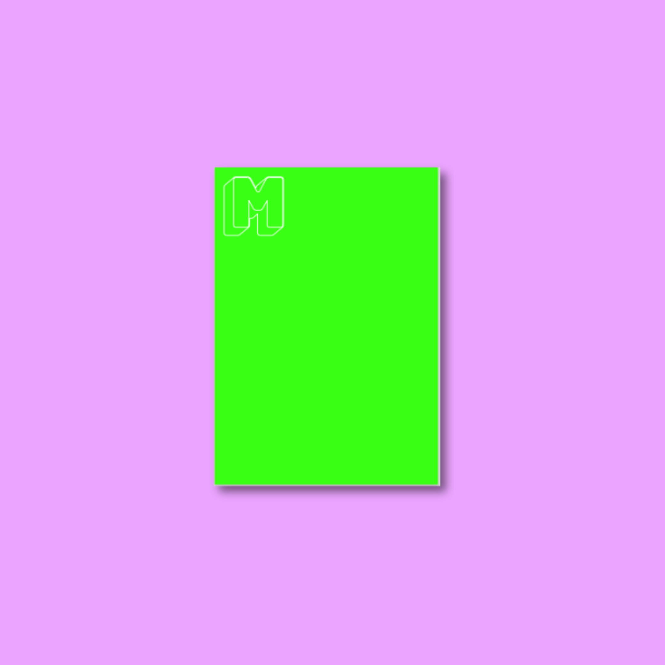 A small, bright green-coloured lanyard card