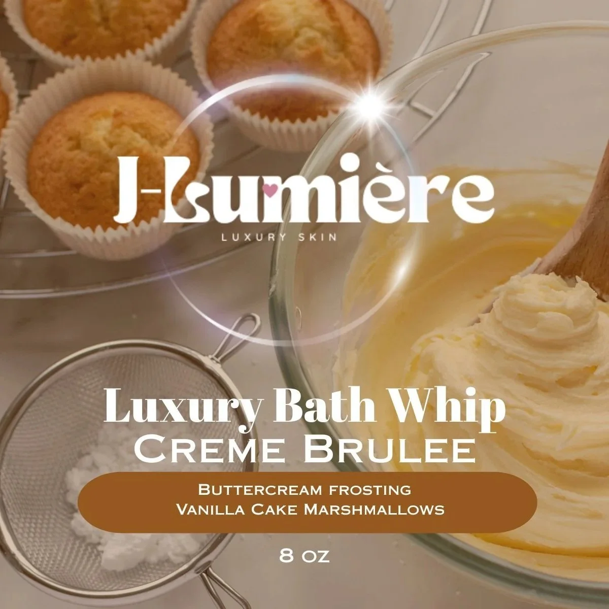 Luxury Bath Whip - Creme Brulee