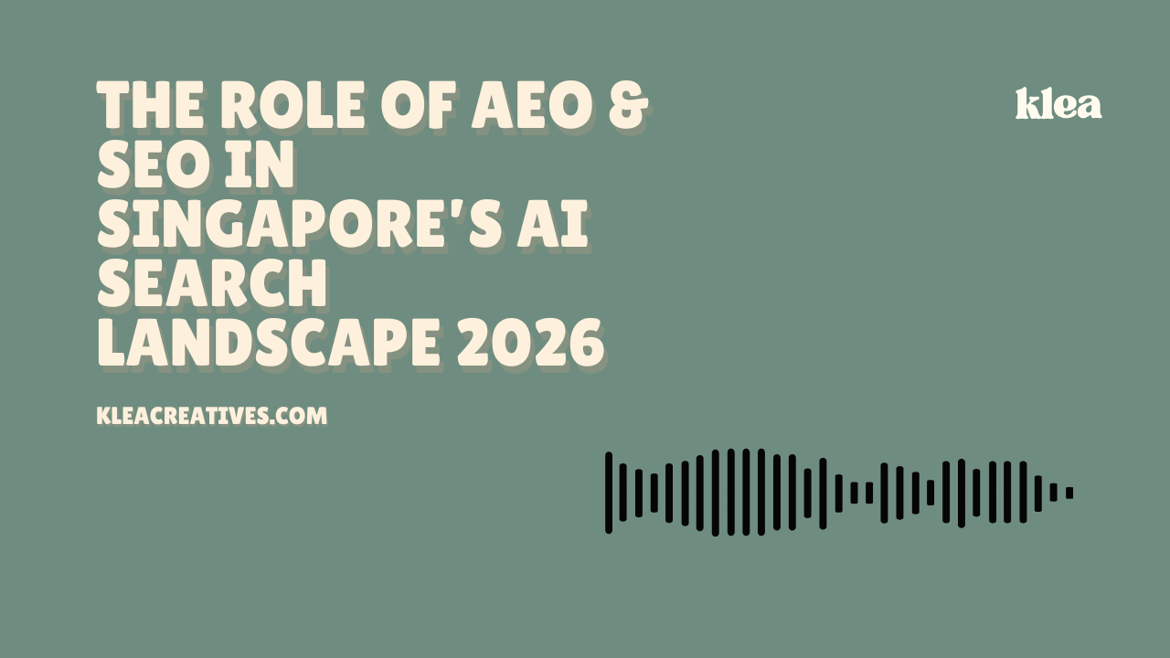 Future-Proof Your Business: The Role of AEO &amp; SEO in Singapore’s AI Search Landscape 2026