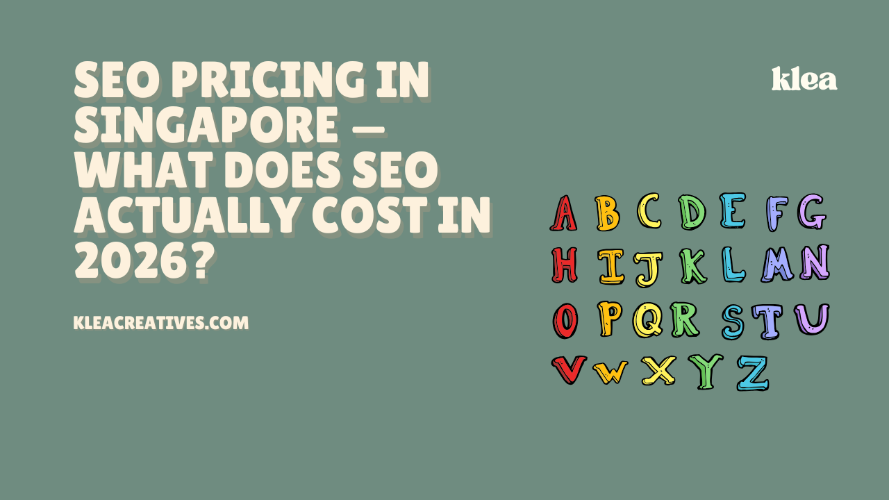 SEO Pricing in Singapore — What Does SEO Actually Cost in 2026?