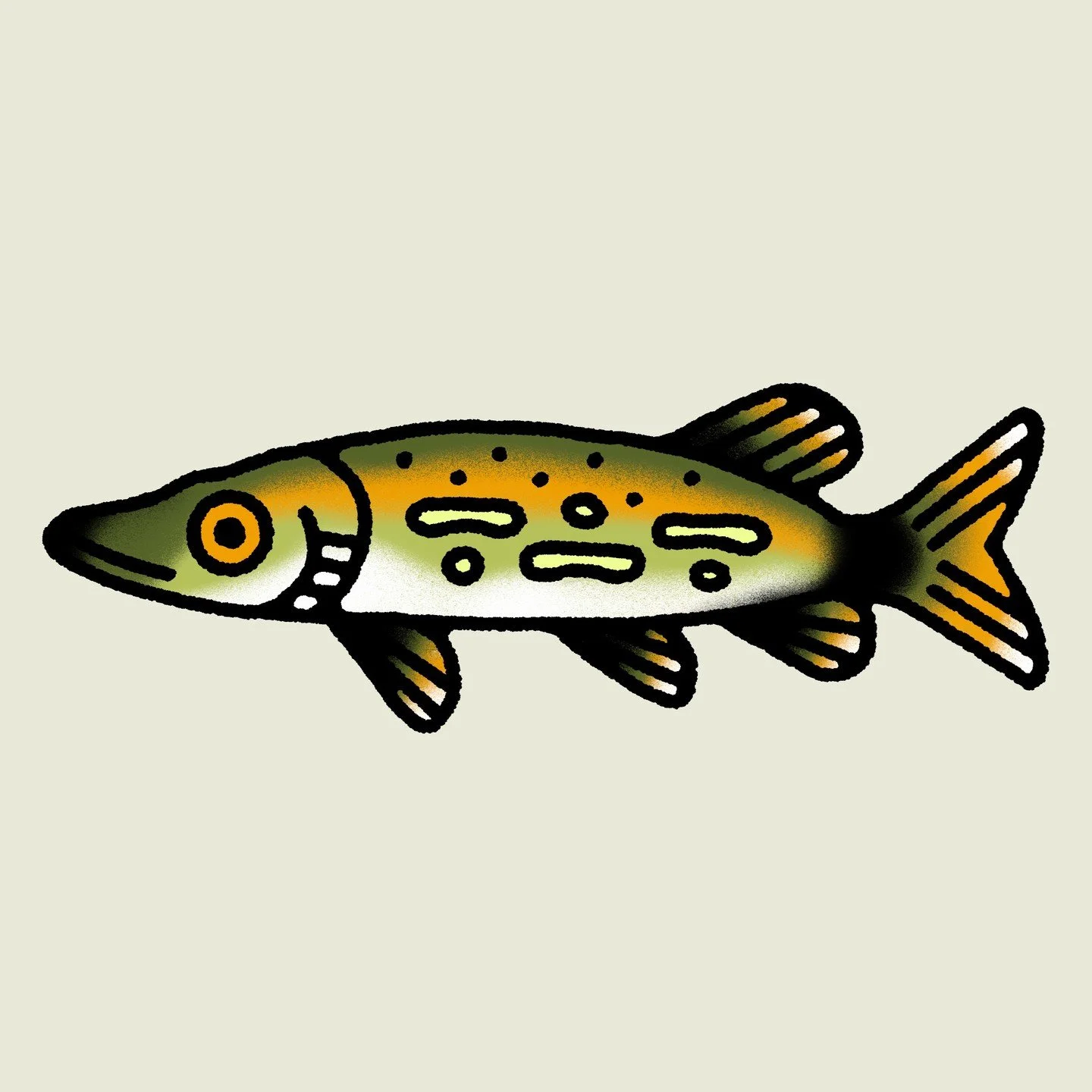 A pike for a tattoo design client :) Finally getting to the end of my work list so if YOU are looking for an artwork I am open for illustrations. Print it out and put it on your wall, make it your lock screen, get it tattooed, gift to a friend, whate