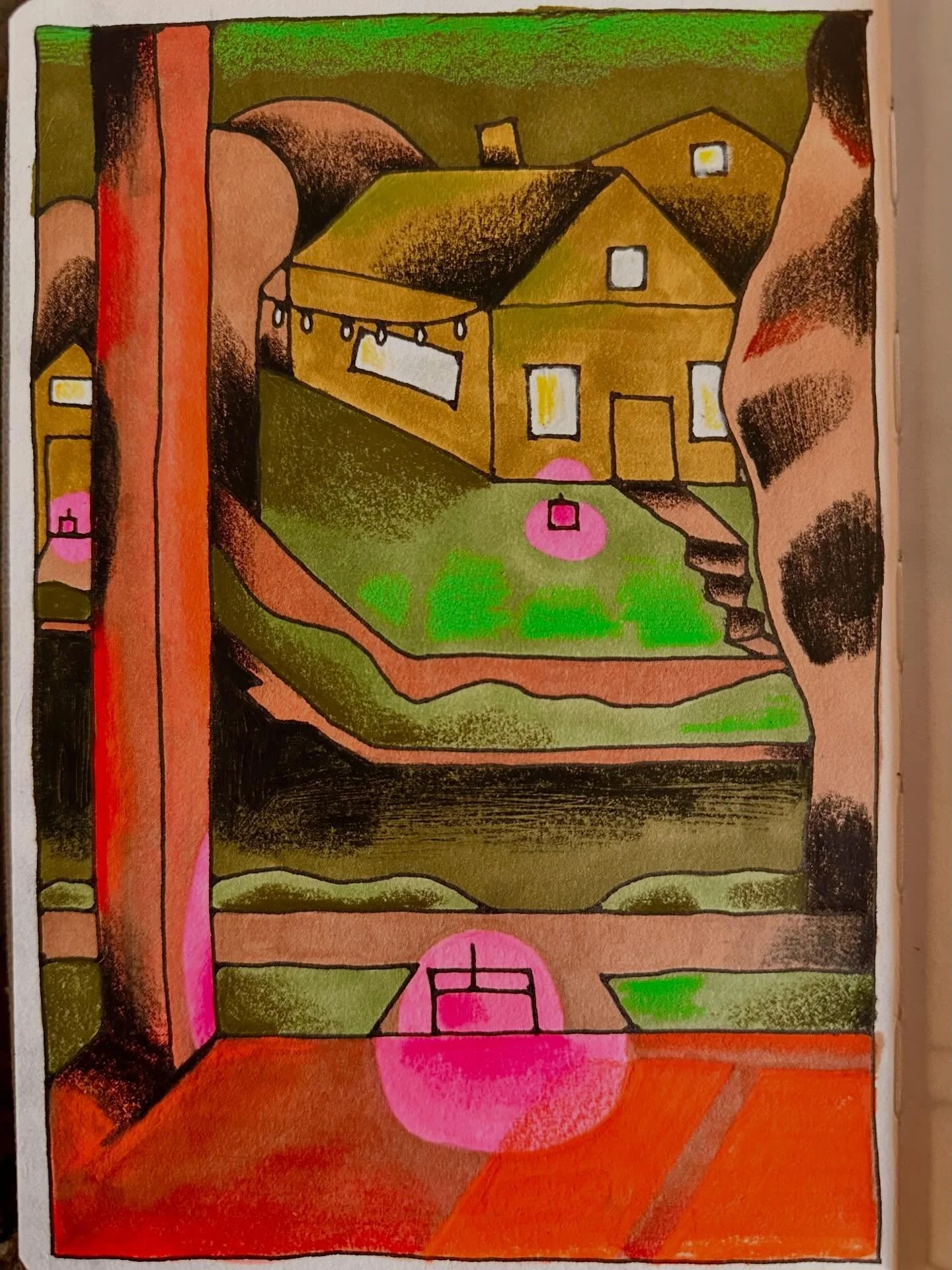 Last night after we turned our phones off I looked thru my back window and saw a candle on my neighbors porch across the alley. We put a candle on our own porch and then a few minutes later saw several others do the same in response. RIP Alex