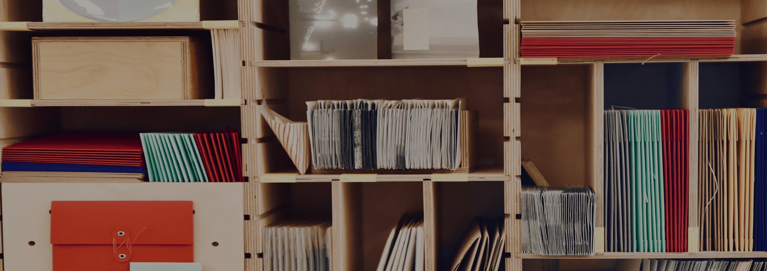 Organized shelves