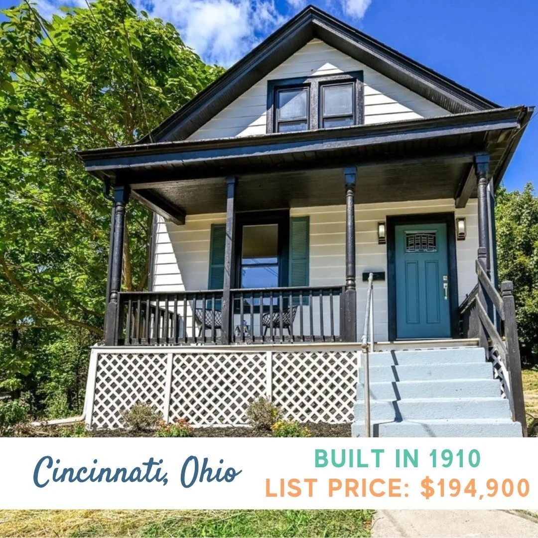 🏡 Is a home too small if it's yours? Small homes at small prices.✨ DM for full listing! ✨

📍 Cincinatti, Ohio
⏳ Built in 1910
🛏️ 2 bedrooms
🛁 1 bathrooms
🏡  903 sq ft
💵 $194,900

Listing courtesy of Arthur Greenlee, eXp Realty

#TinyOldHomes
#T
