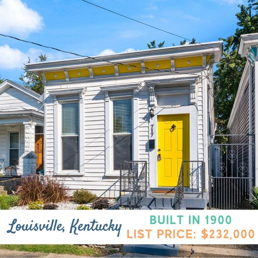 🏡 Is a home too small if it's yours? Small homes at small prices.✨ DM for full listing! ✨

📍 Louisville, Kentucky
⏳ Built in 1900
🛏️ 2 bedrooms
🛁  1 bathrooms
🏡  998 sq ft
💵 $232,000

Listing courtesy of Robin Greschel, RE/MAX Properties East

