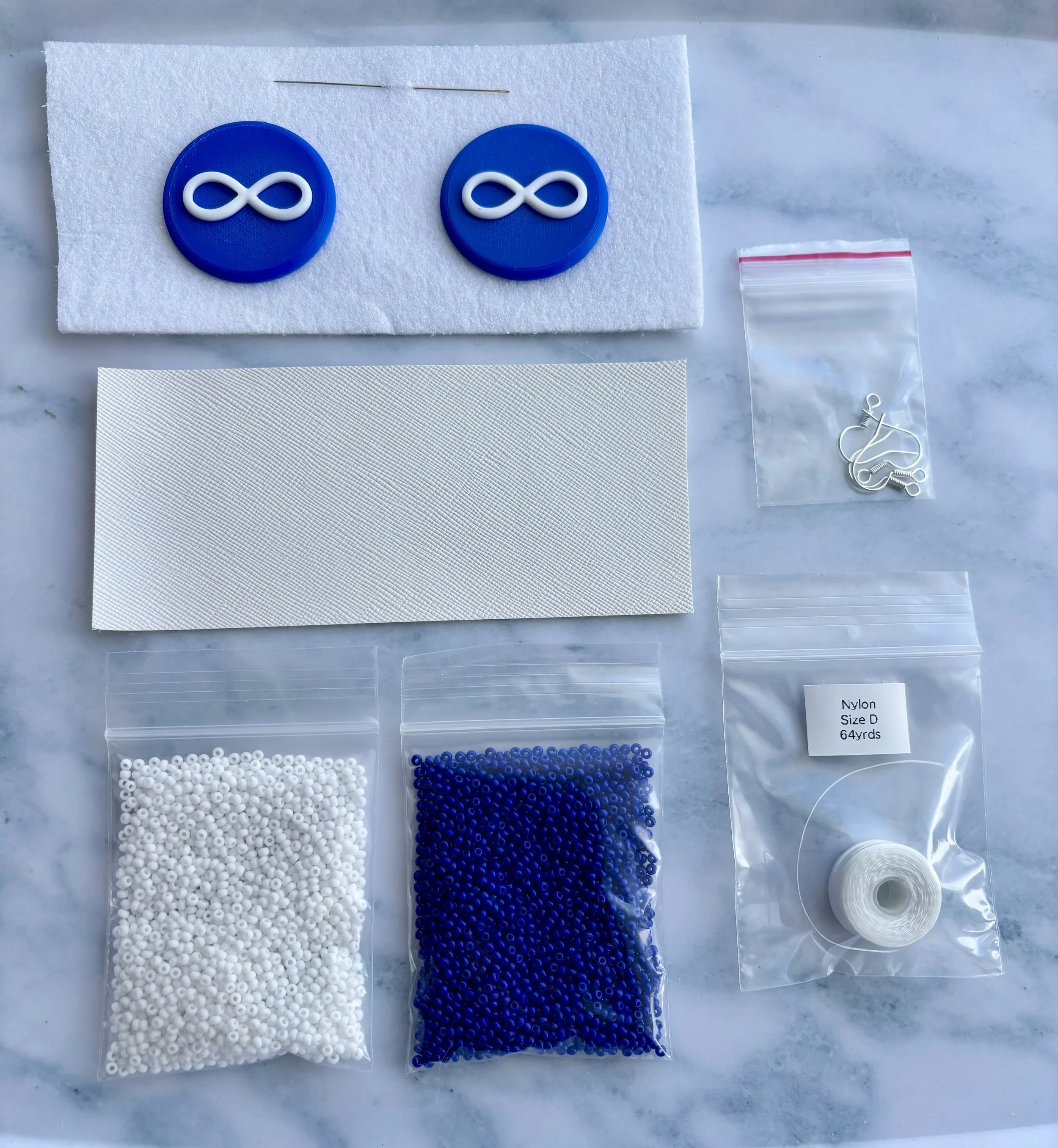 Large Metis Earrings - Beading Kit