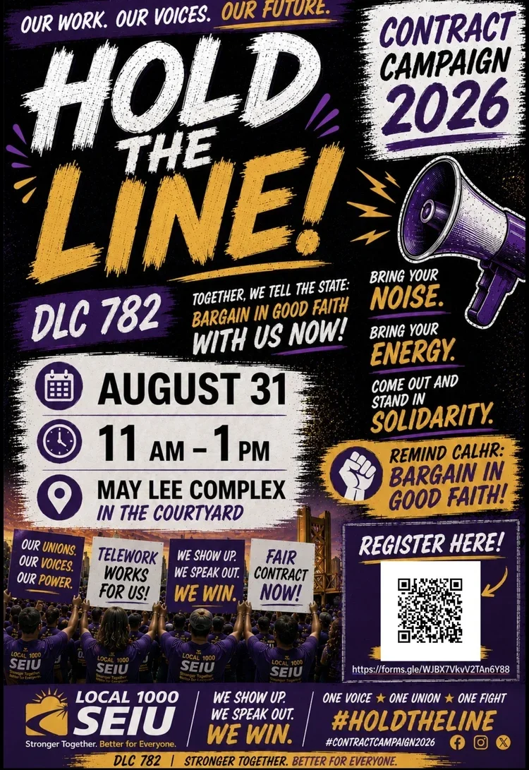 SEIU Local 1000 - Contract Campaign Rally