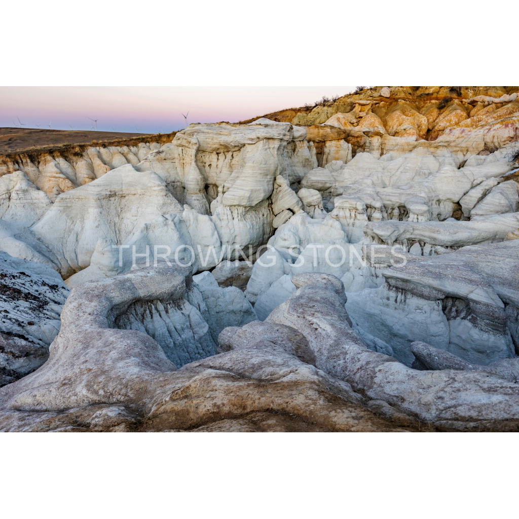 Paint Mines Interpretive Park Sunset