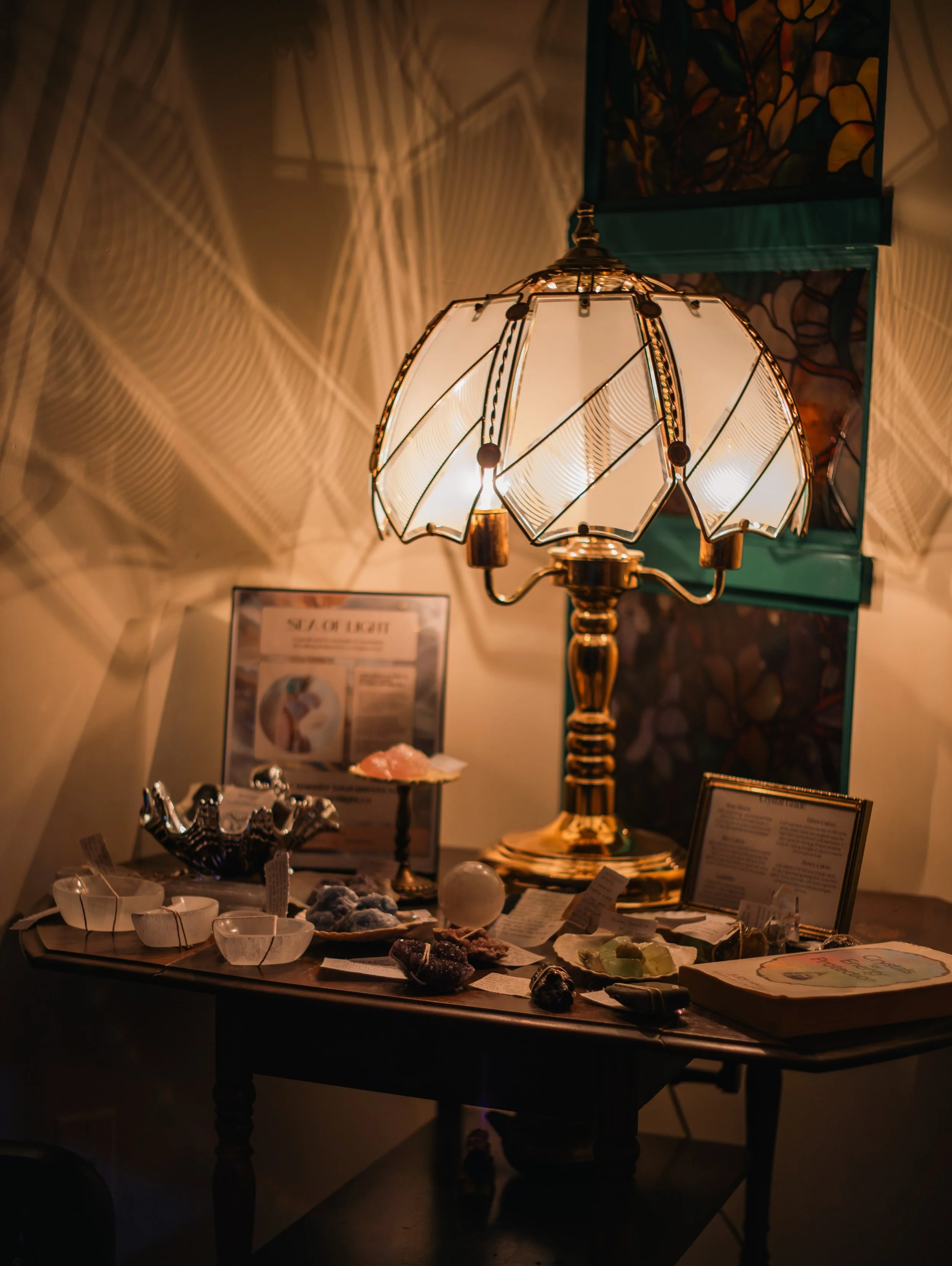Our crystal shop at The Den is hand-sourced by our very own sound therapist Maria &mdash; each one chosen with intention, each one waiting for the right person to take it home.

Because sometimes healing doesn&rsquo;t end when you leave the treatment