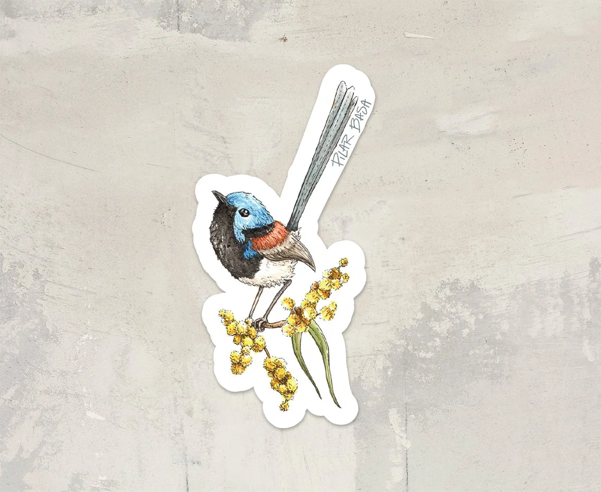 PILAR BASA_variegated fairy wren_stickers misc_textured backgroundPACK.jpg