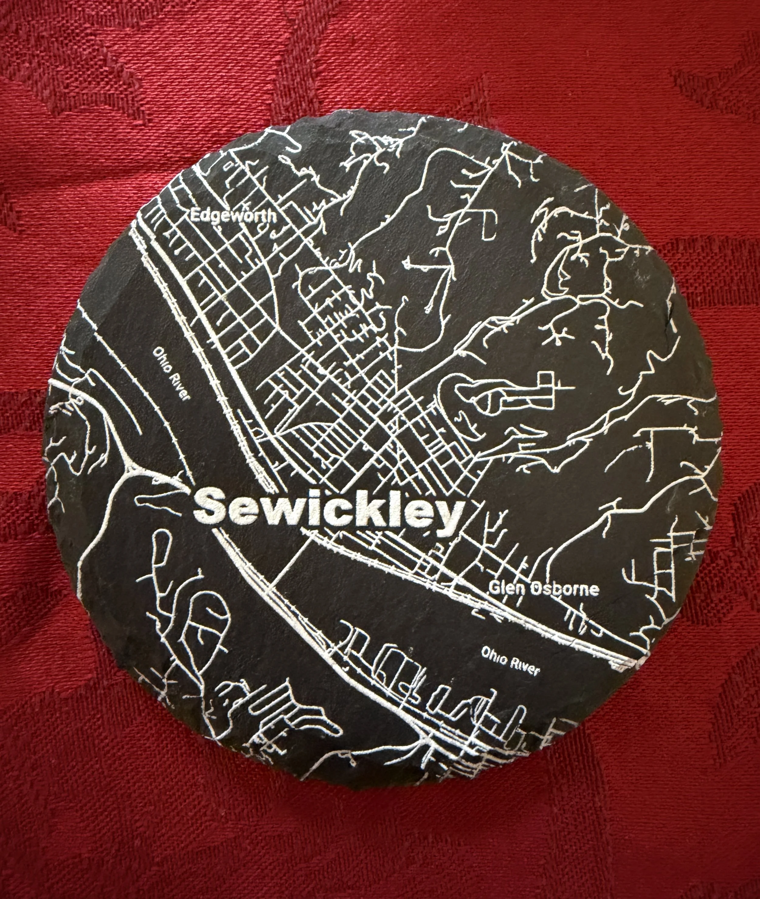 Sewickley Map Coasters