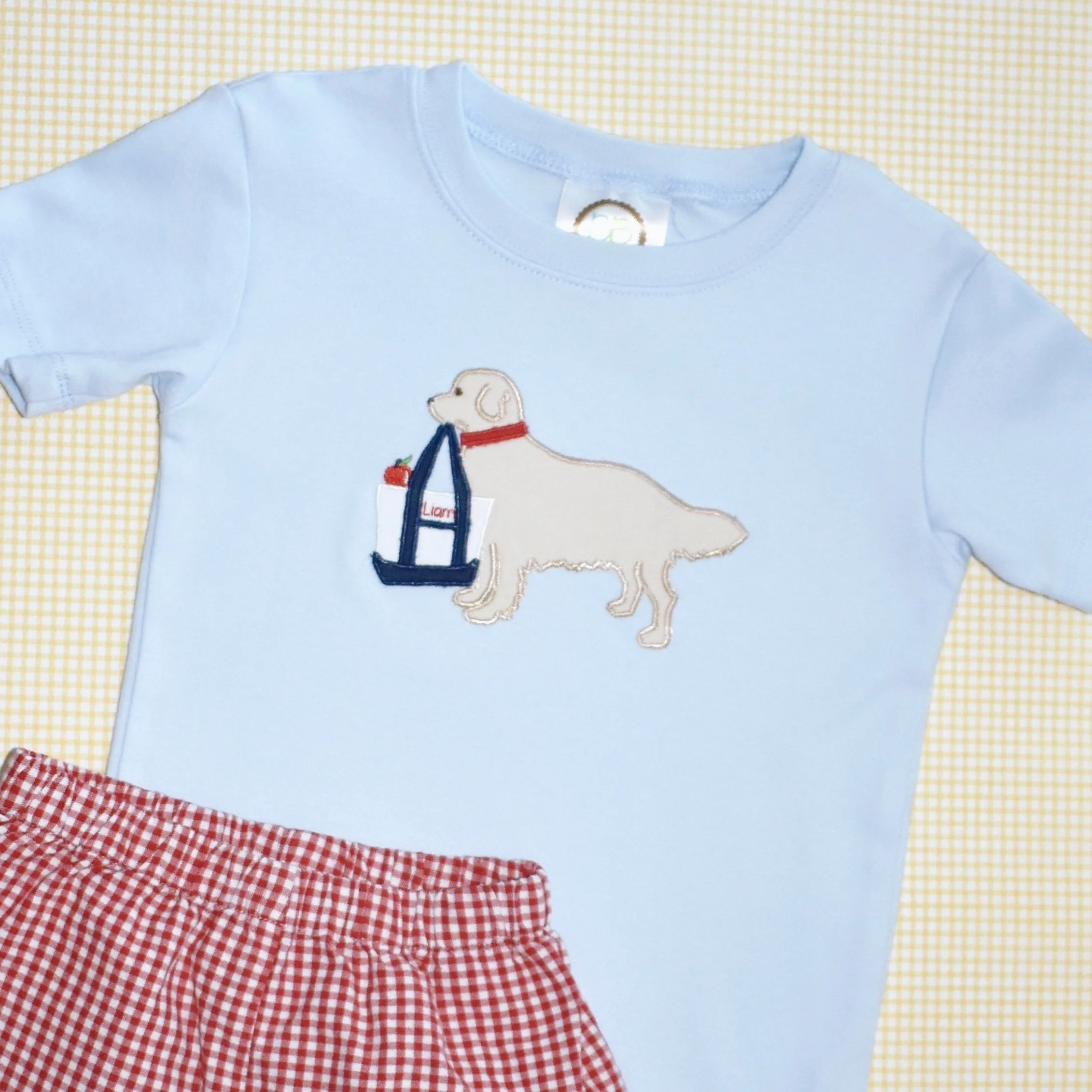 Golden Retriever School Bag Tee
