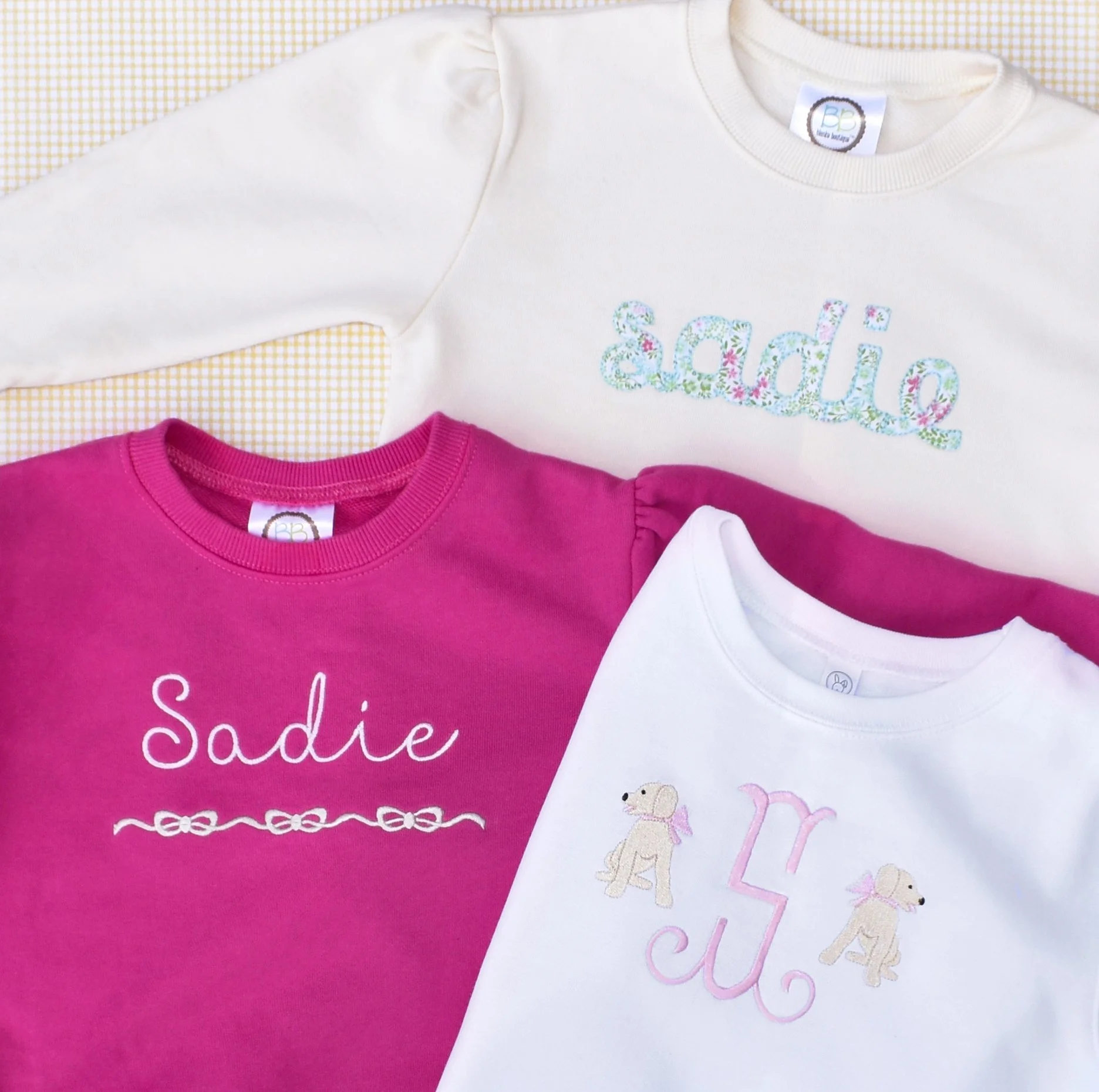 White Dog Sweatshirt