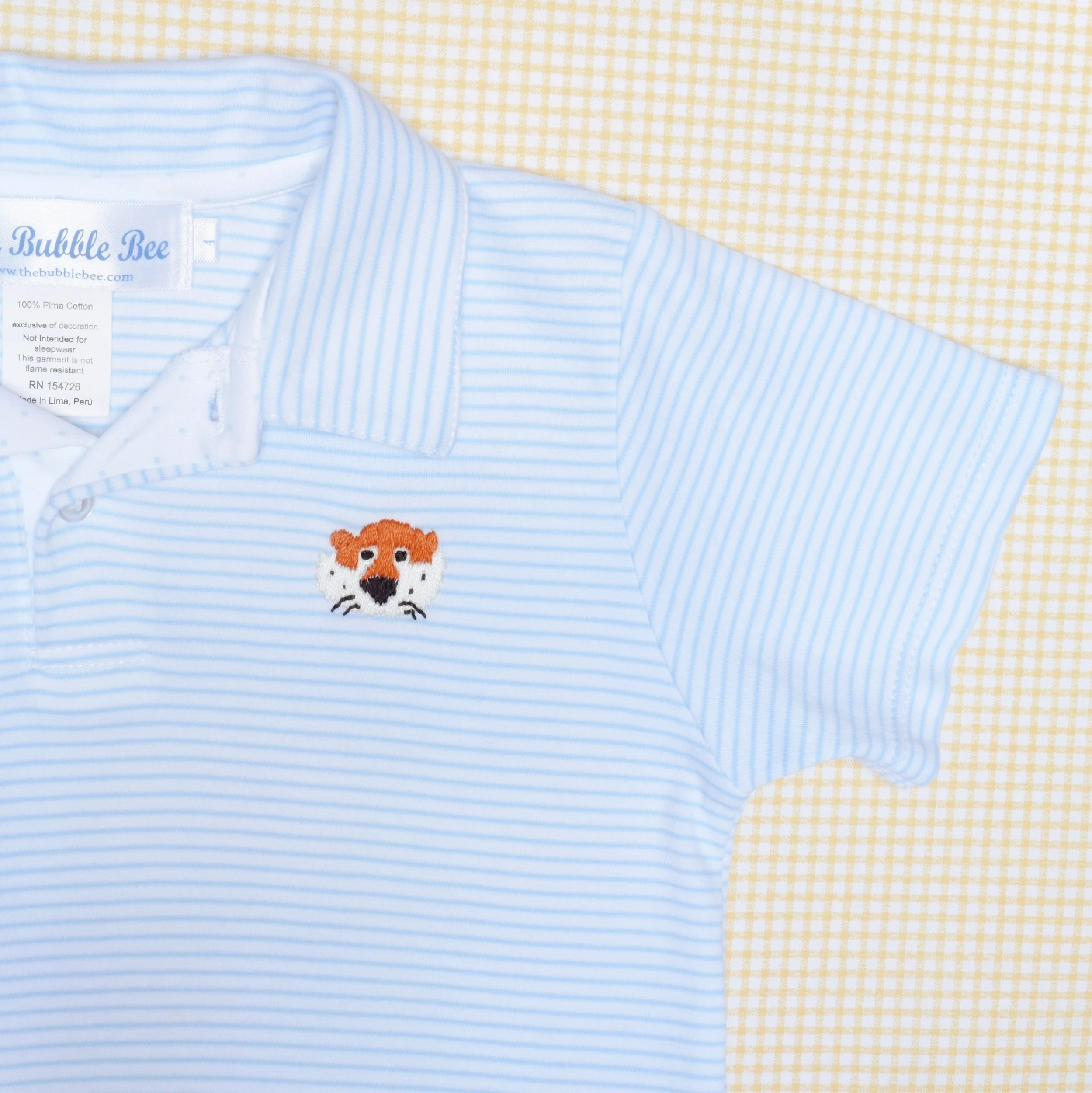 Hand Embroidered Tiger Shirt