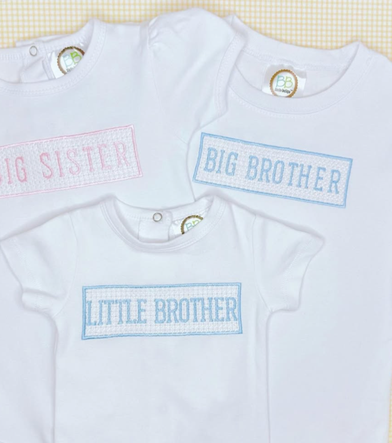 Big/Little Brother/Sister Faux Smocked Design
