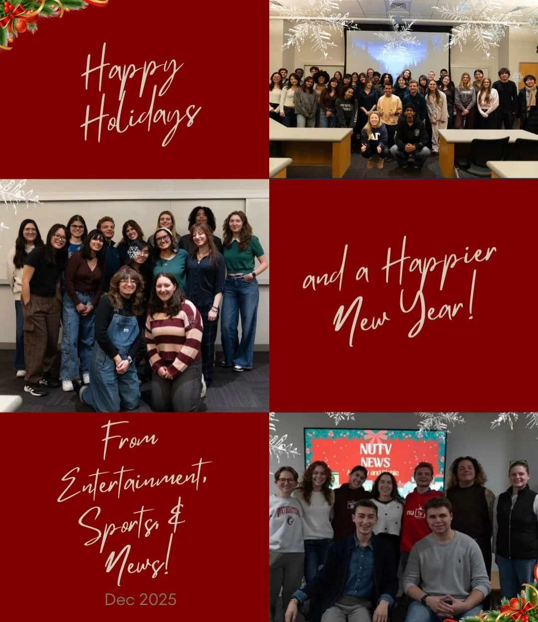 🎁🎅🎄🕎MERRY CHRYSLER and HAPPY HOLIDAYS from NUTV!!!

looking forward to another year of fun, creativity, and smiles 😊

#nutv #neu #northeastern #happyholidays
