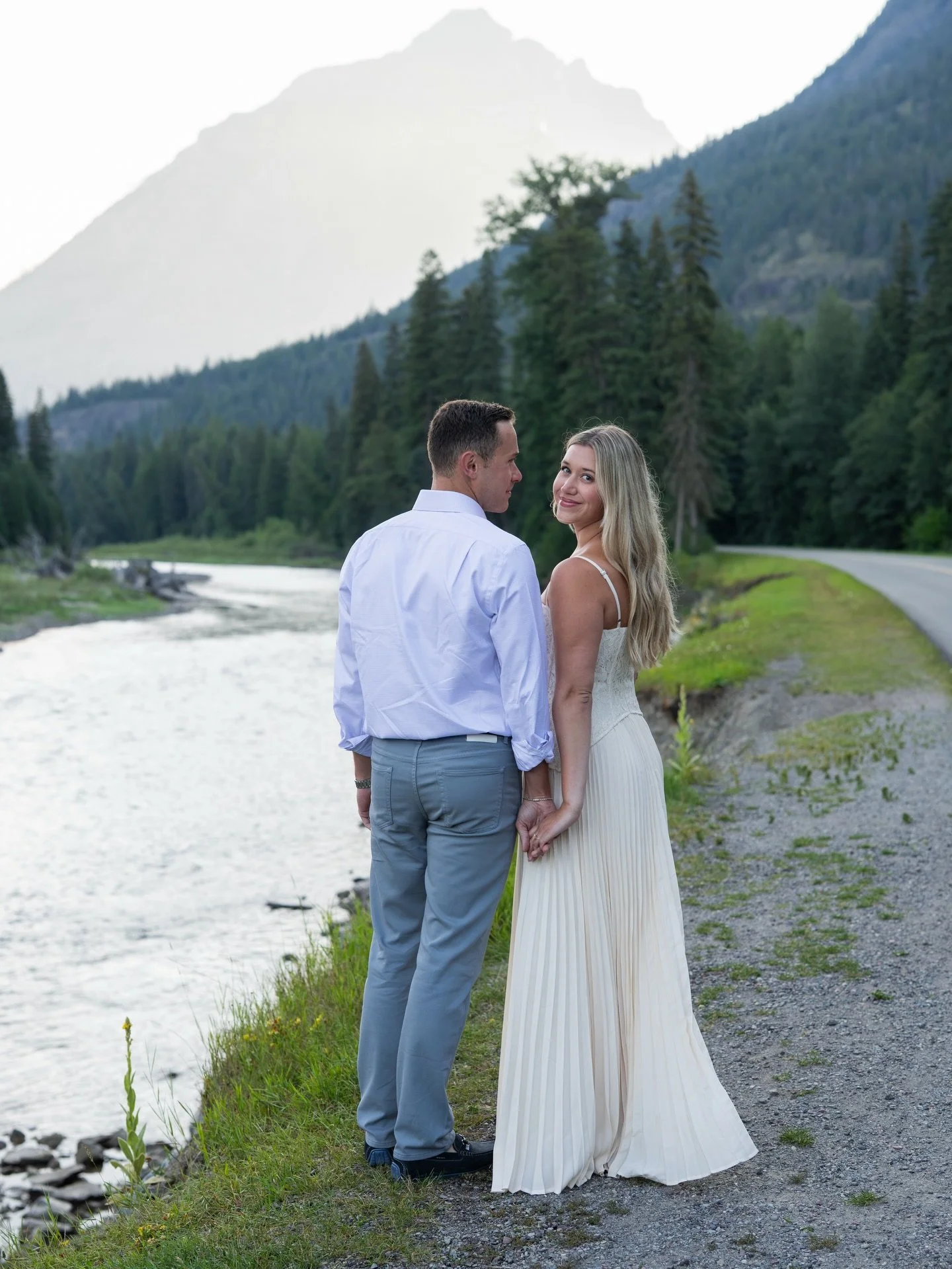 Madelyn + Graham in Glacier National Park🐻