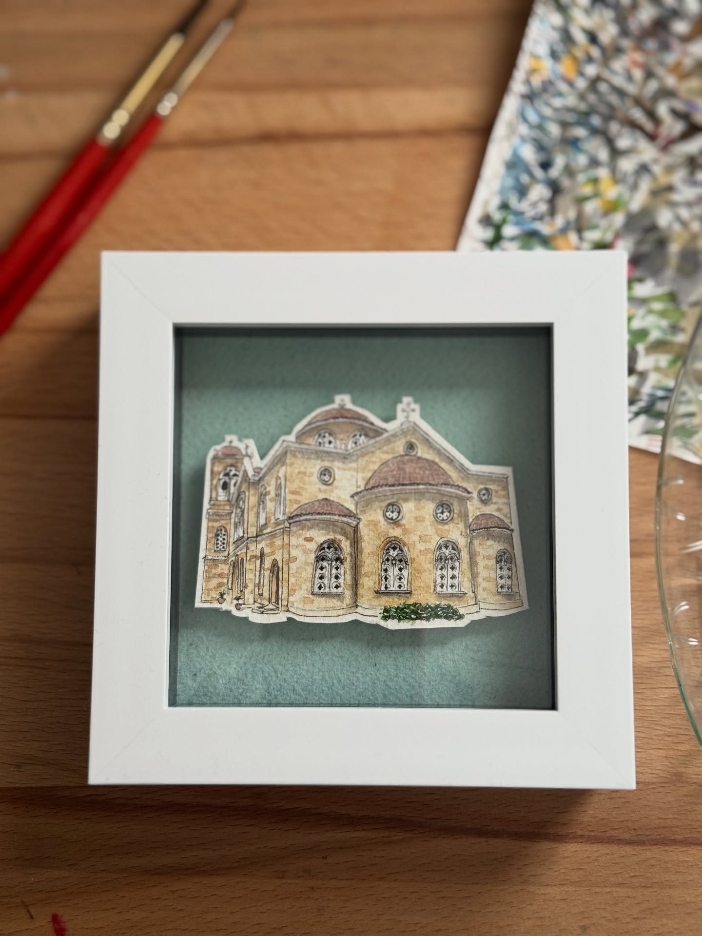 A little commission piece in loving memory of someone special. 

Looking for a special gift? Message me for a commission painting of somewhere special, childhood home, wedding venue, first date. 

#commission #painting #gift #watercolour #christmasgi