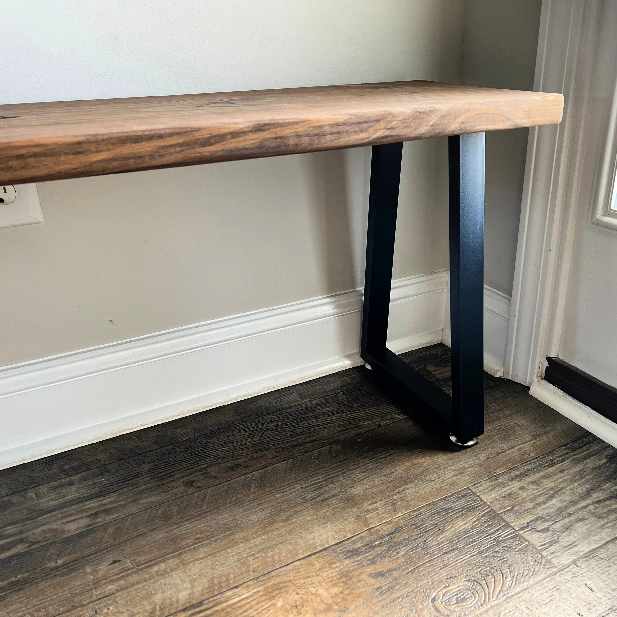 Handmade Rustic Wood Bench — Timber & Whiskey