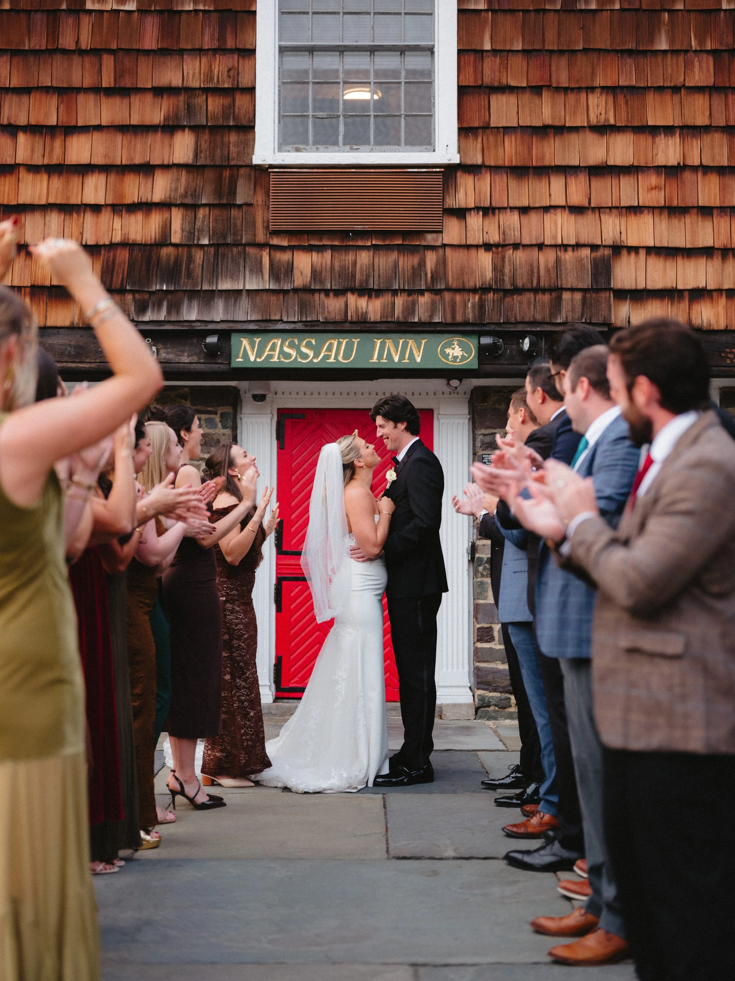 NASSAU INN PRINCETON NJ Venue-wedding guests and bride and groom.jpg