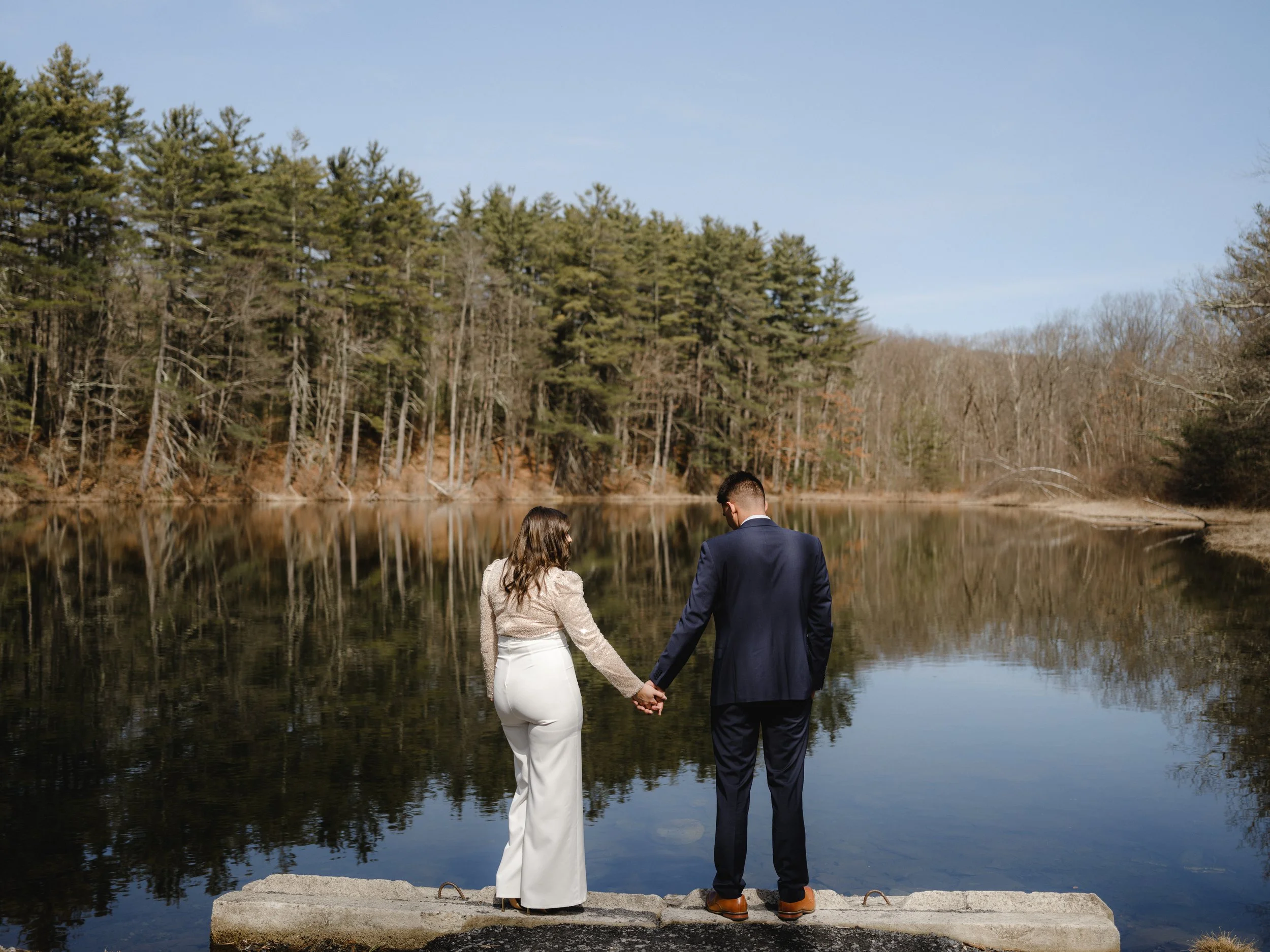 couple on wedding day 