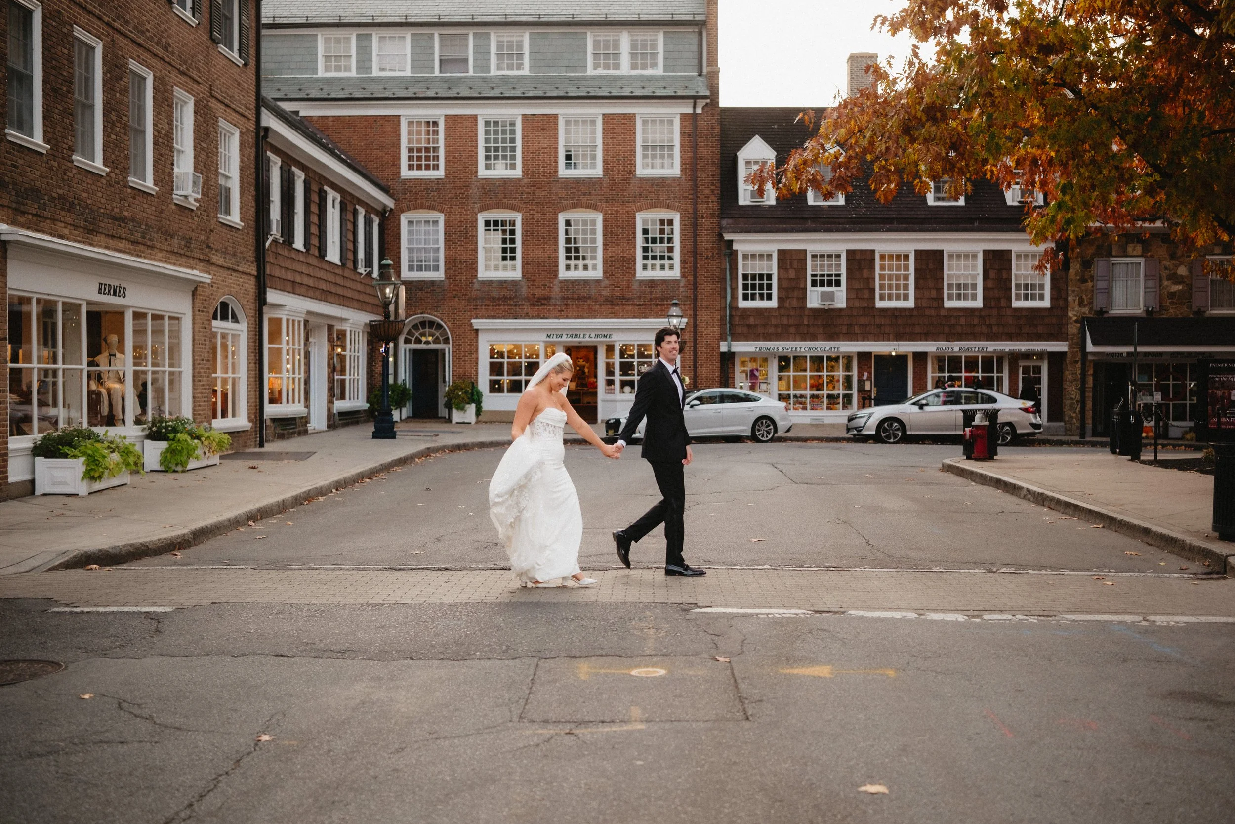 NASSAU INN PRINCETON NJ Venue-getting married-couple outside.jpg