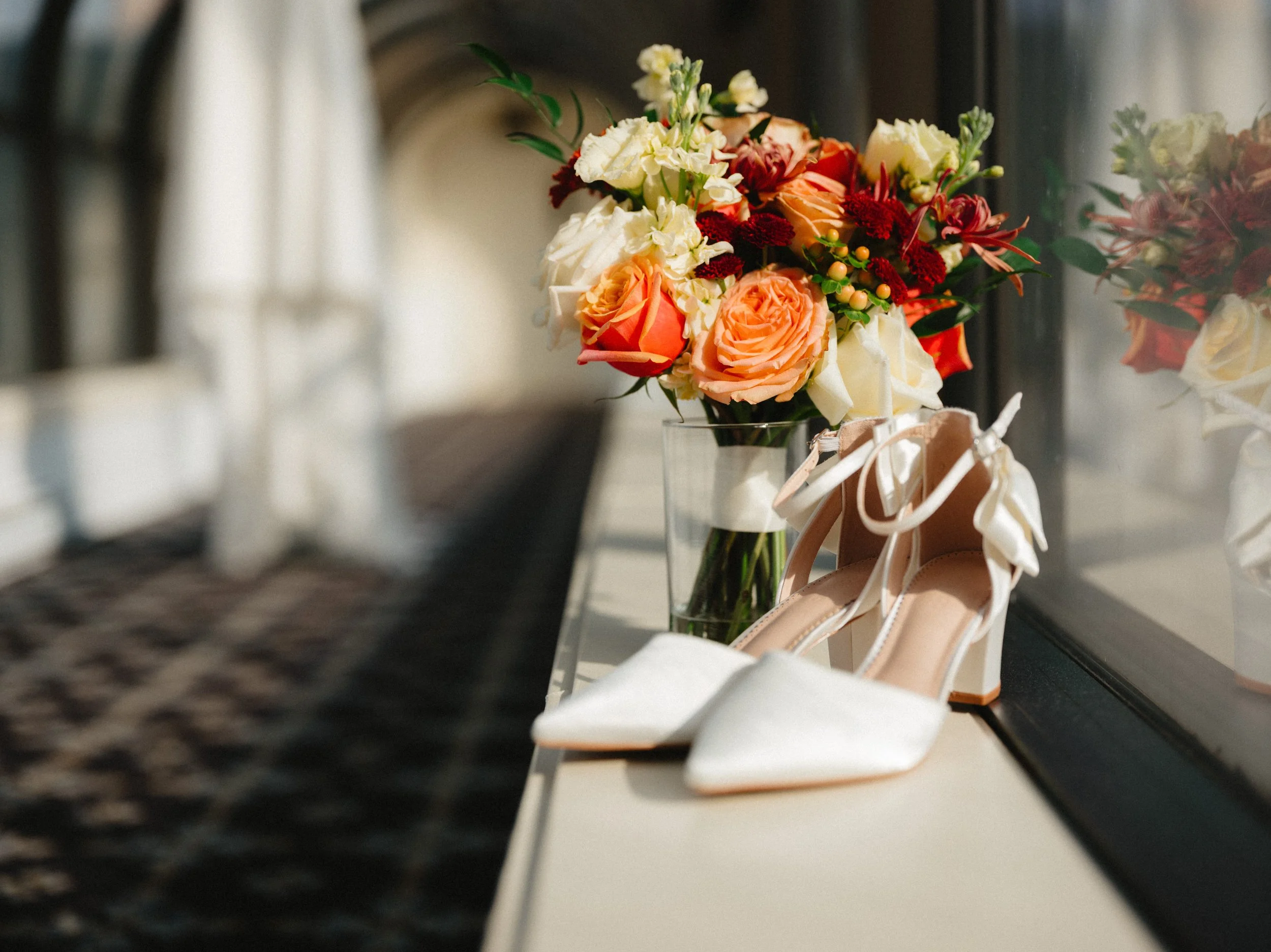NASSAU INN PRINCETON NJ Venue- Bridal Shoes and flowers - Copy.jpg