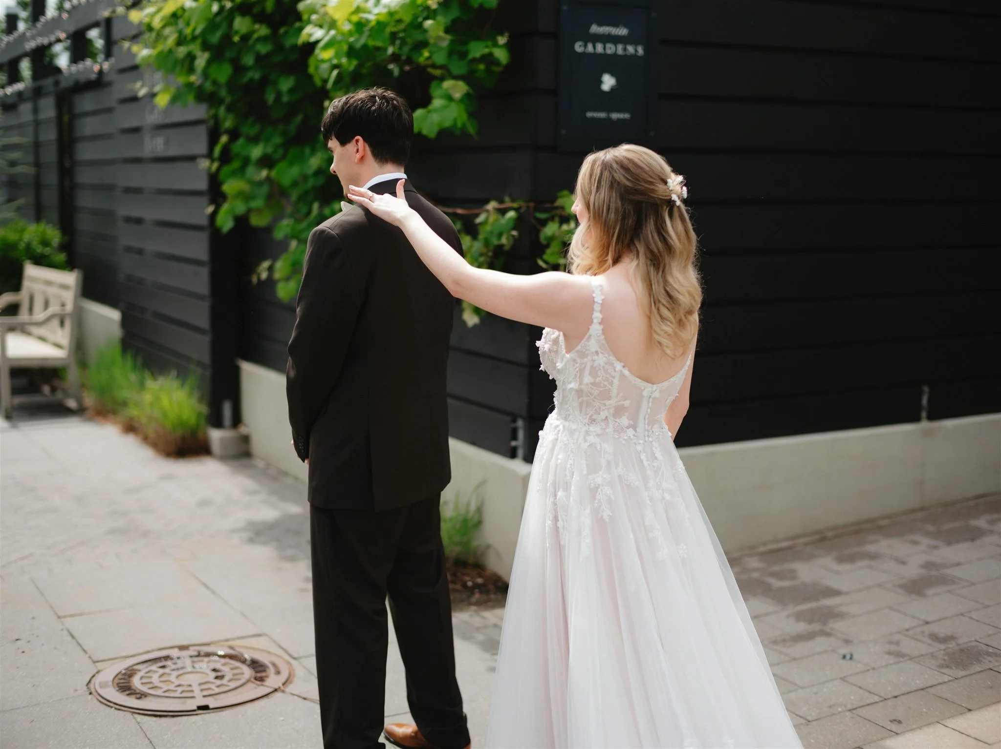 New Hope, PA- Terrain Gardens- first look bride and groom.jpg