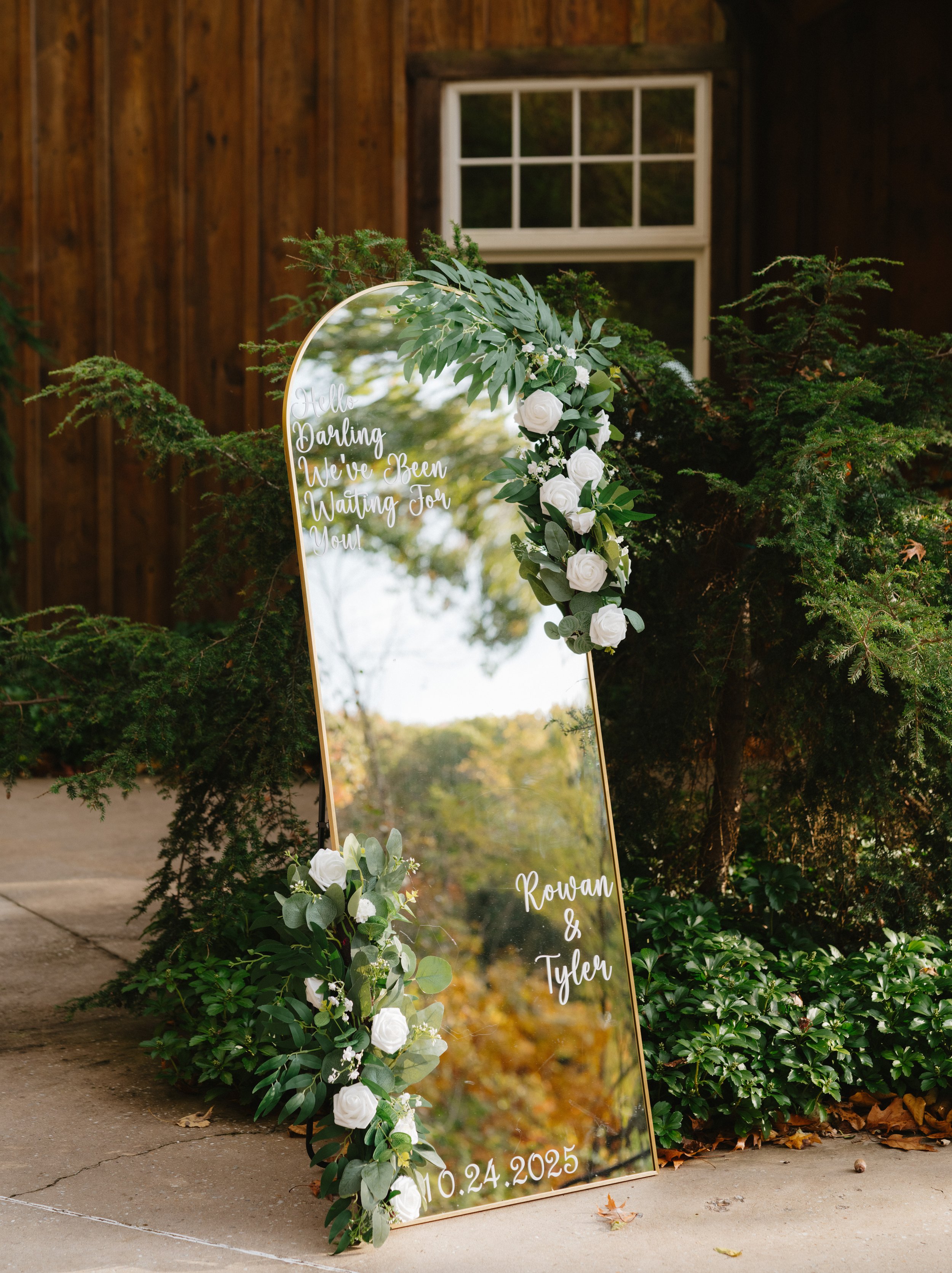 Drumore Mill, Drumore, PA- mirror wedding sign.jpg
