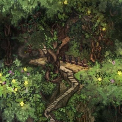 The Chieftan's Seat and The Four Corners - The sentient tree has a single branch the chieftan sits on. If the tree determines them unworthy, they are crushed.