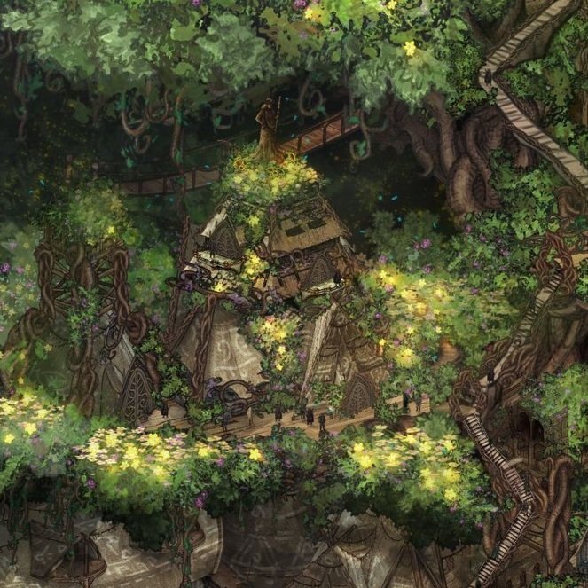 The Golden Sun - a temple to T'sehayi, the Goddess of the Sun, Life, Birth, and Light.