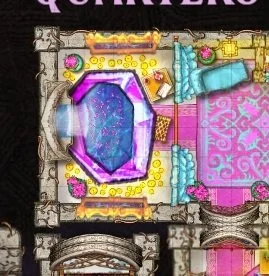 bathe in a giant pink crystal!