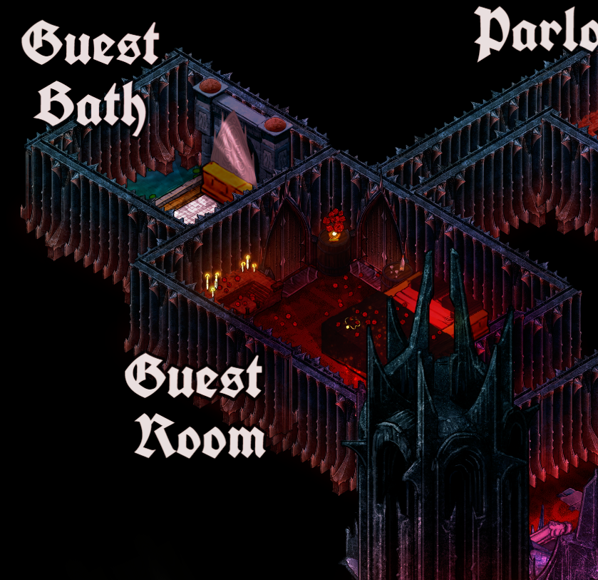 A.. particularly prepared guest suite.