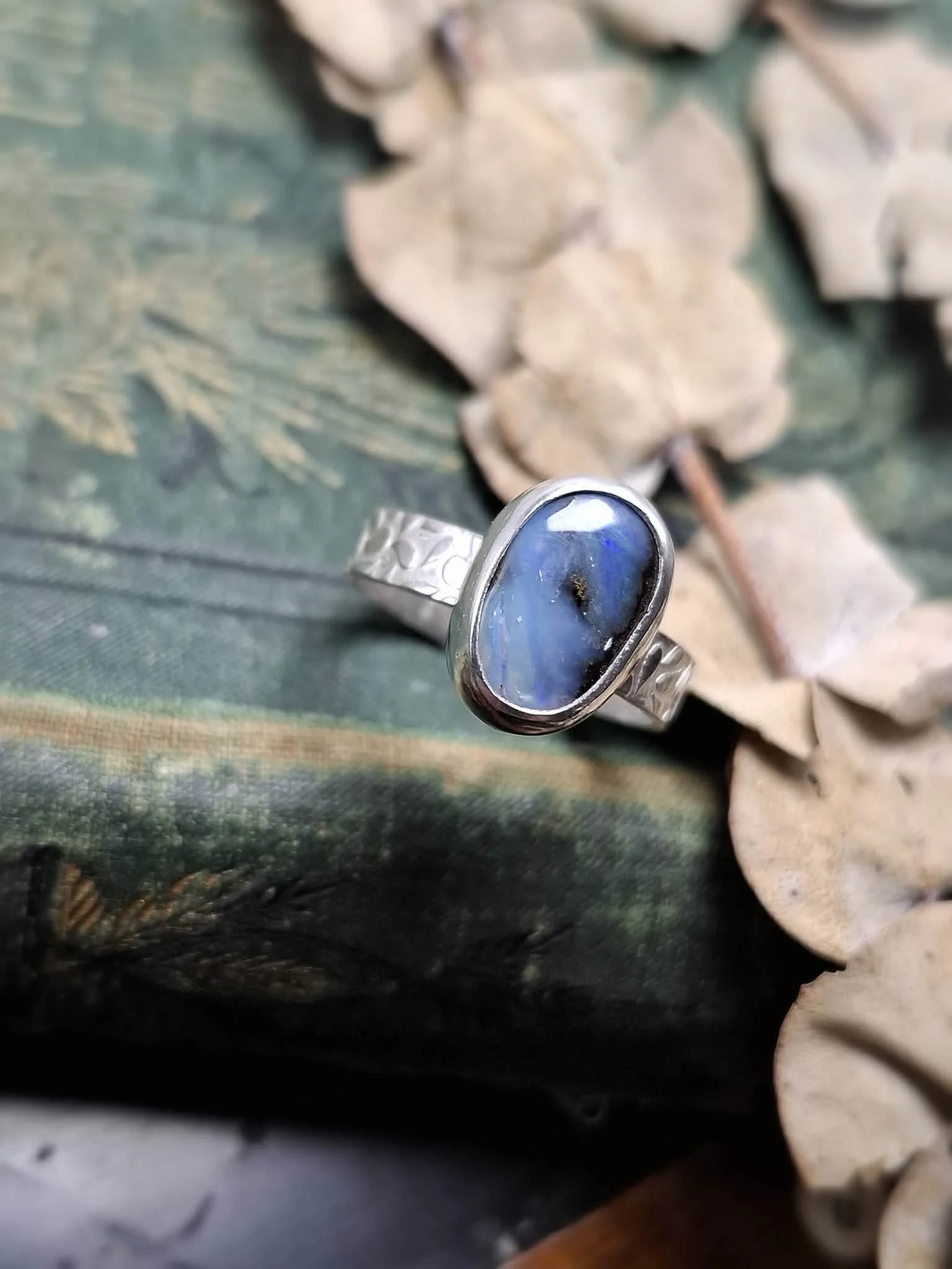 Australian Opal Ring Size 9