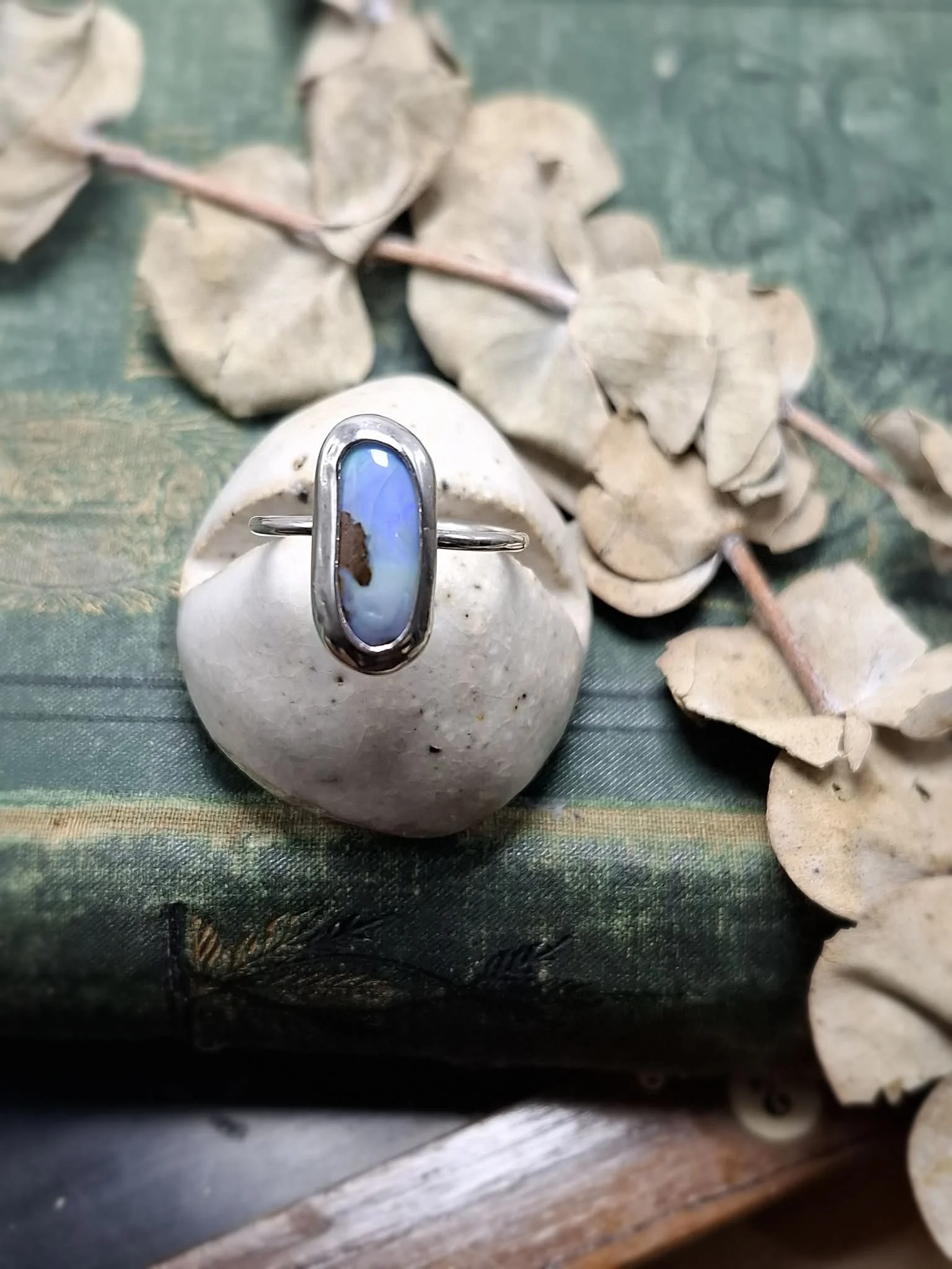 Australian Opal Ring Size 7 1/4