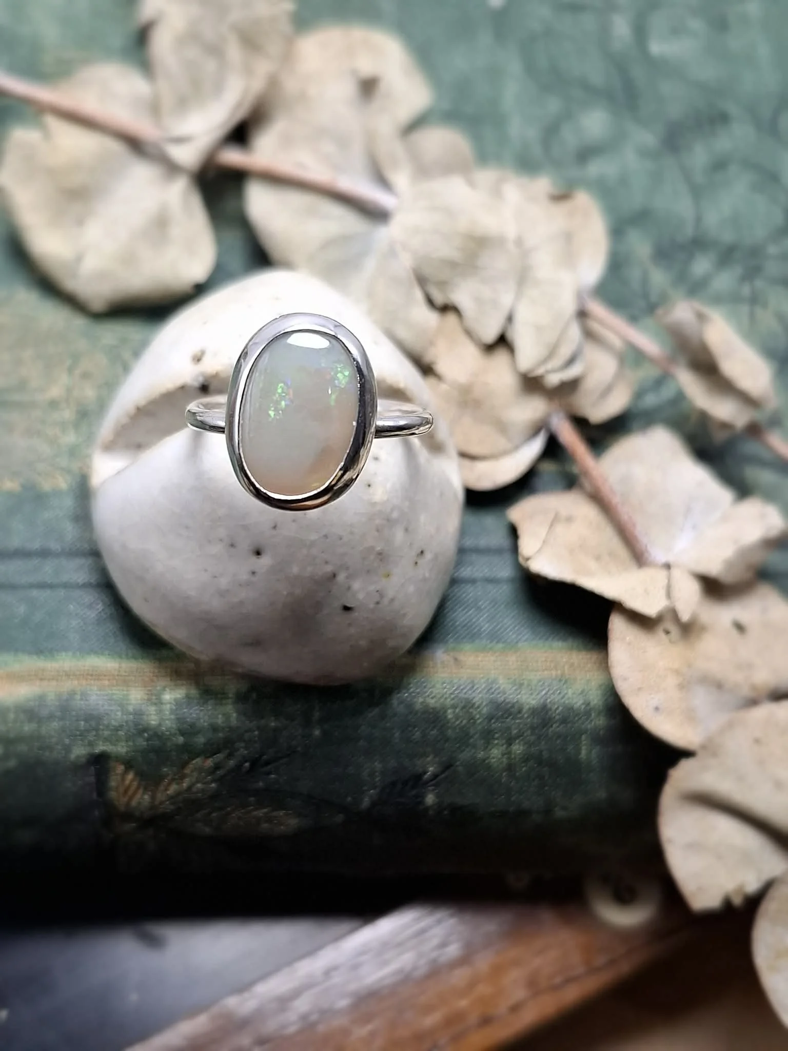 Australian Opal Ring Size 5 1/2
