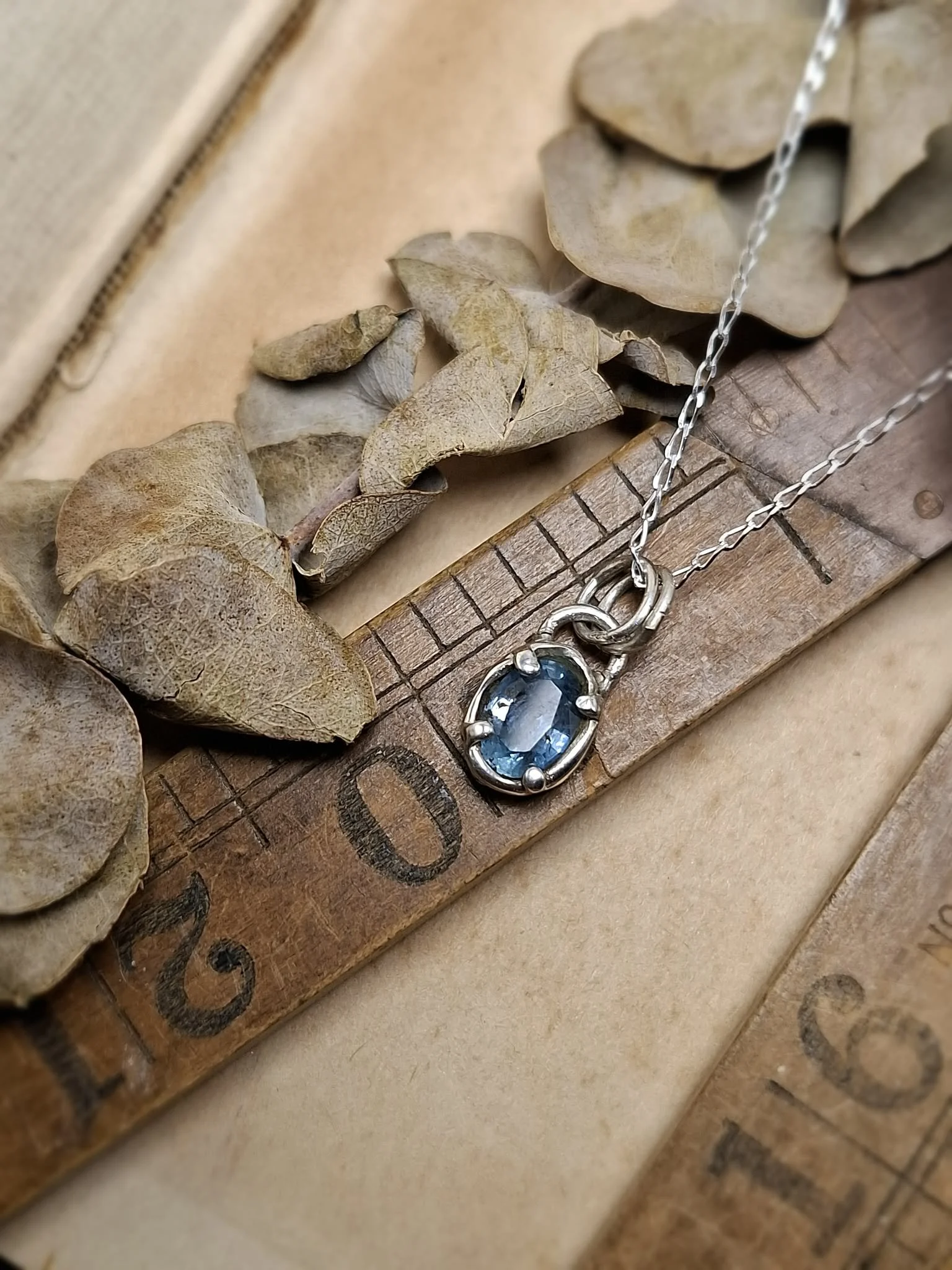 Copper Tourmaline Sterling Silver Pendant