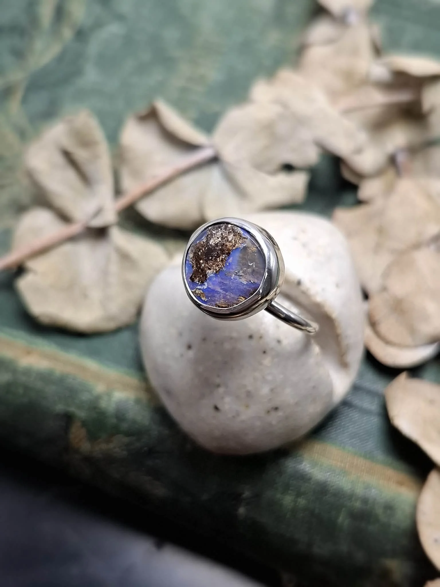 Australian Opal Ring Size 4 1/2