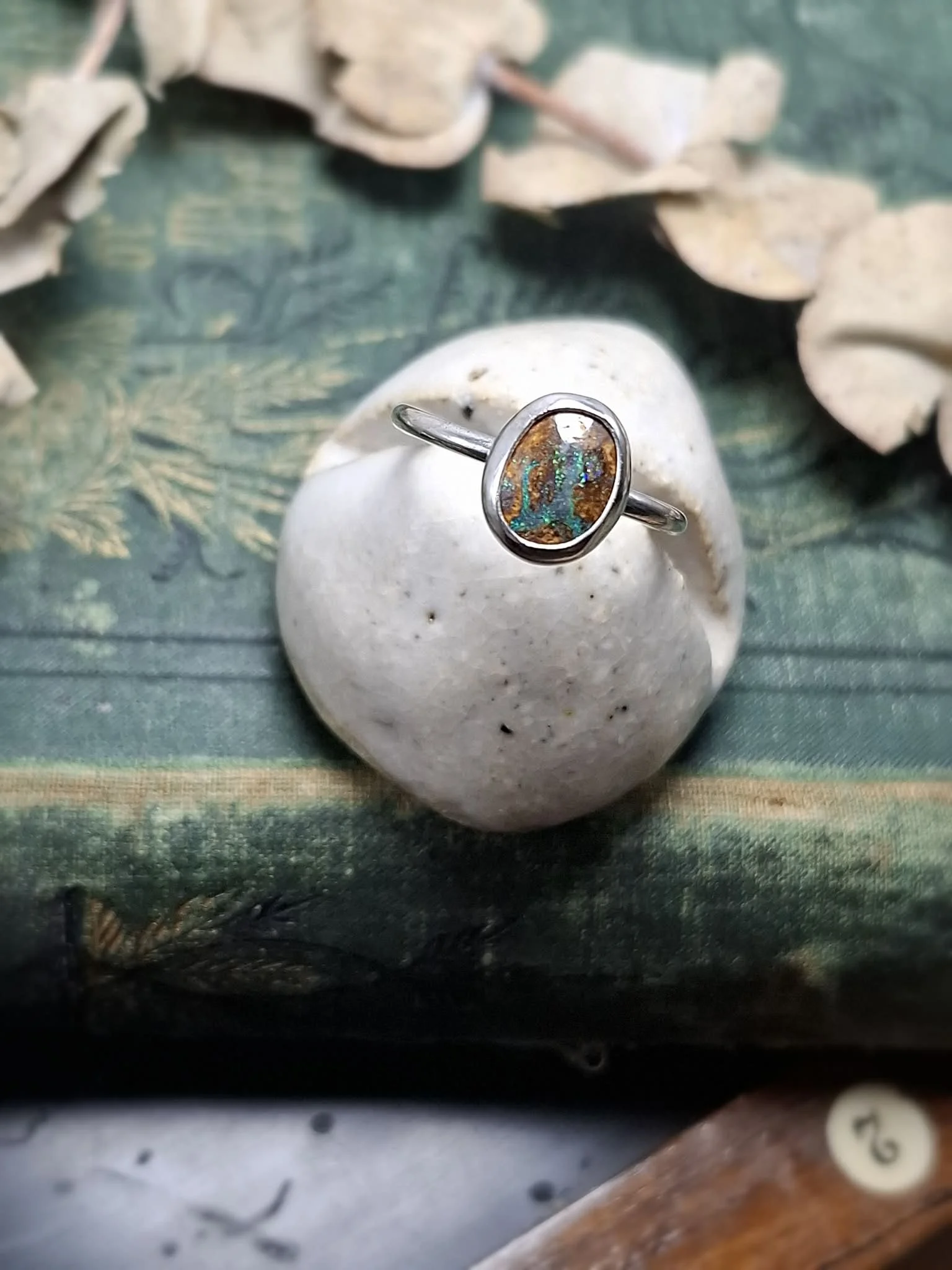 Australian Opal Ring Size 6 1/2