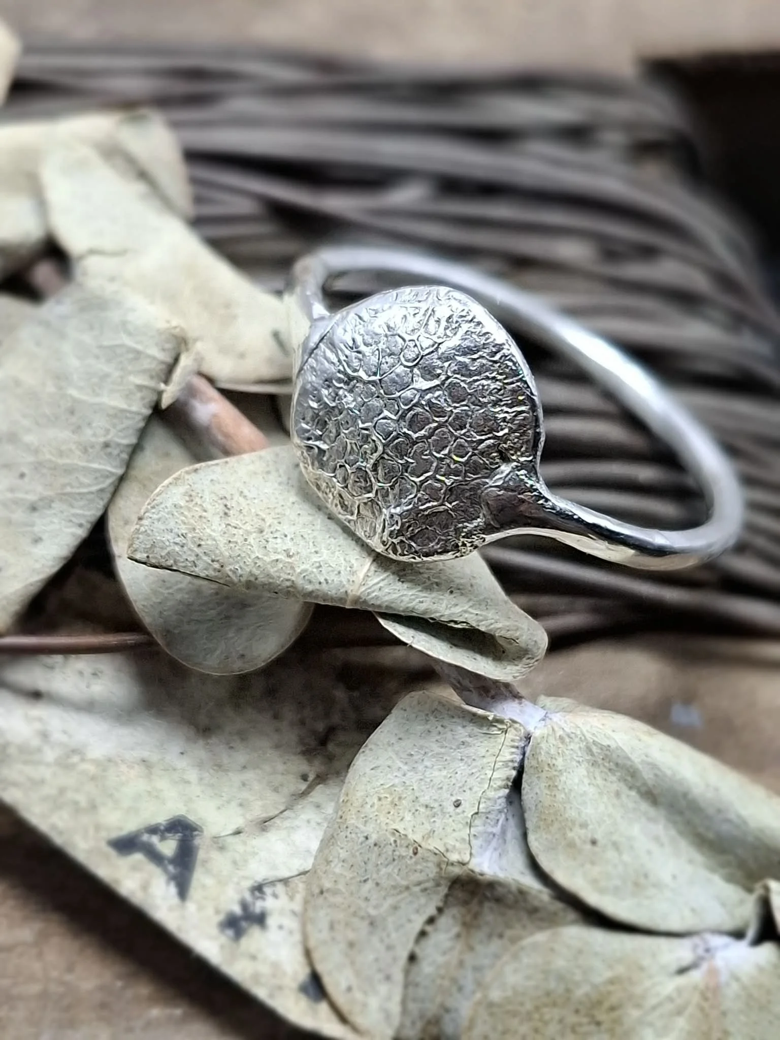 Sterling Silver Pet Print Ring