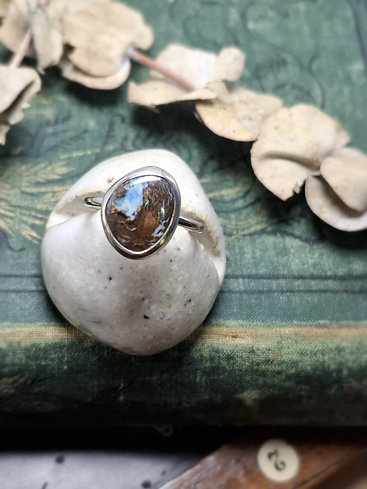 Australian Opal Ring Size 6