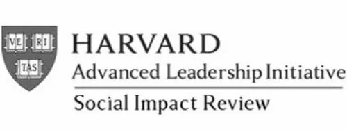 Harvard Advanced Leadership Initiative Social Impact Review logo with crest