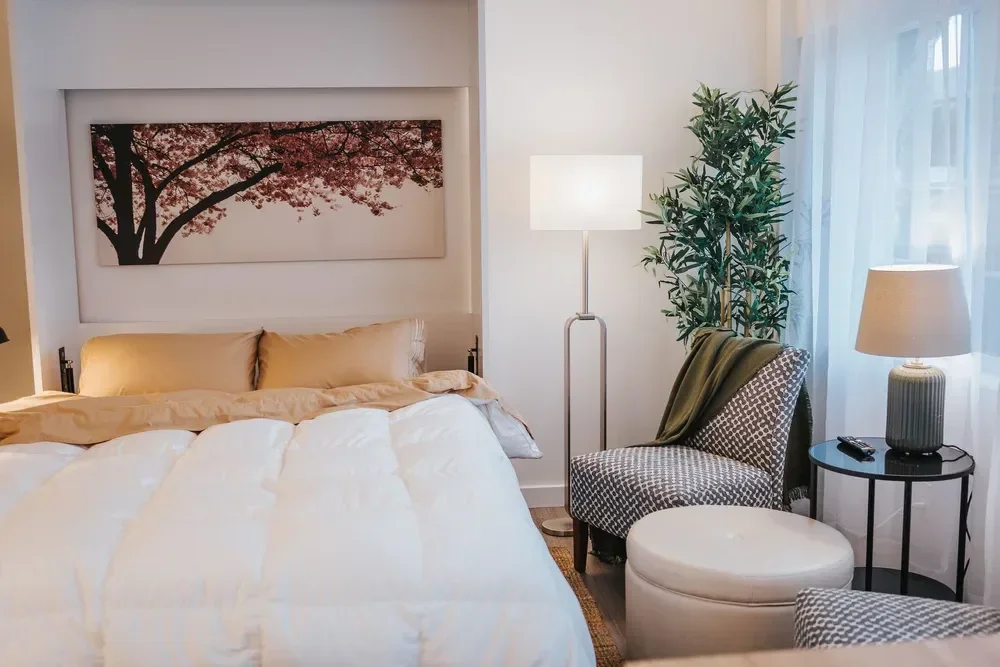 Private Caregiver's Suite Murphy Bed / Living Area