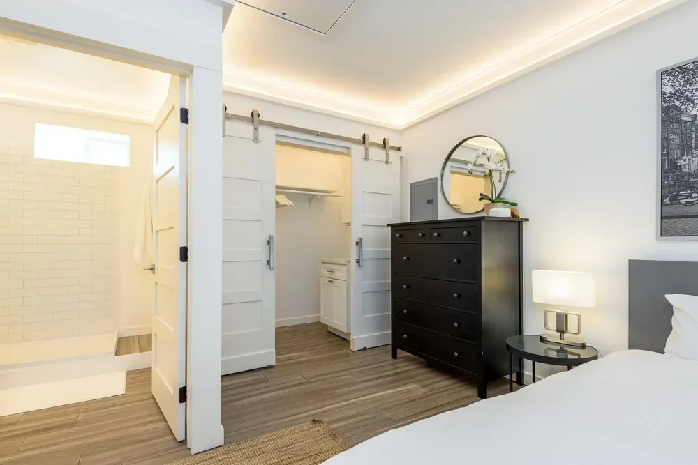 ADU Rental Property Walk-in Closet
