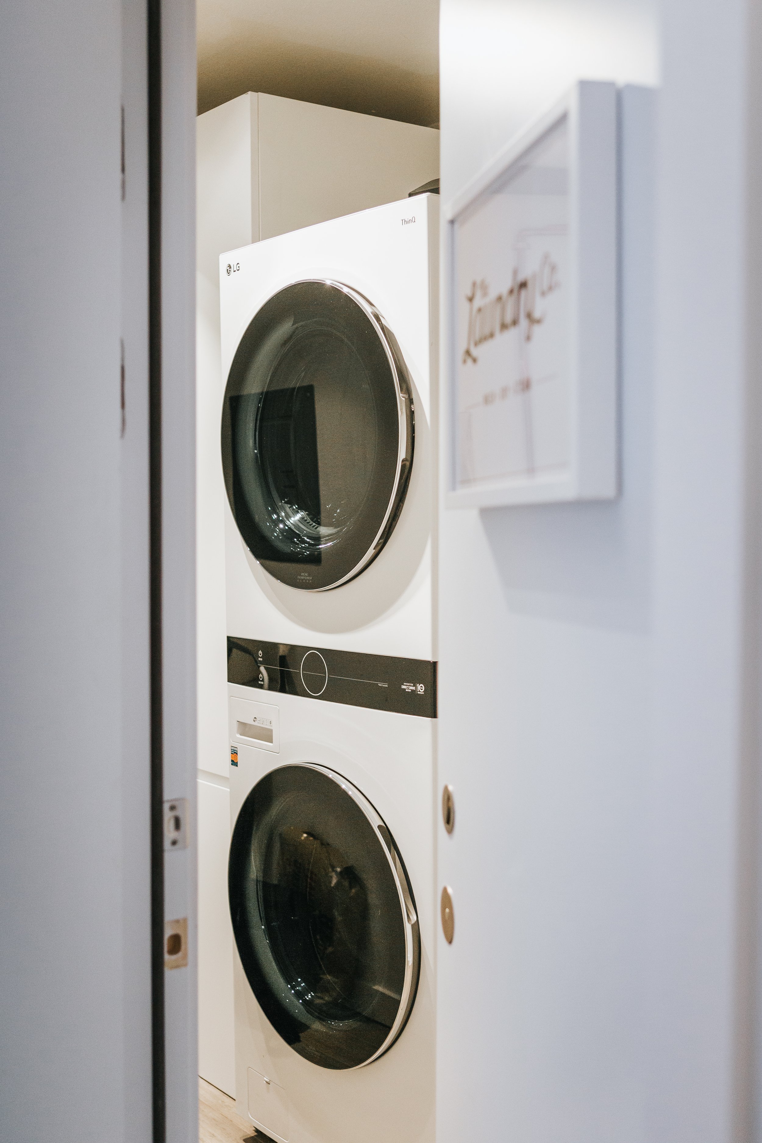 Private Caregiver's Suite Door to Laundry / House