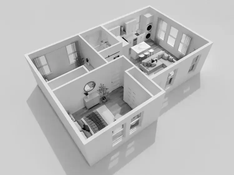 convert garage into ADU three car tandem floor plan Bay Area