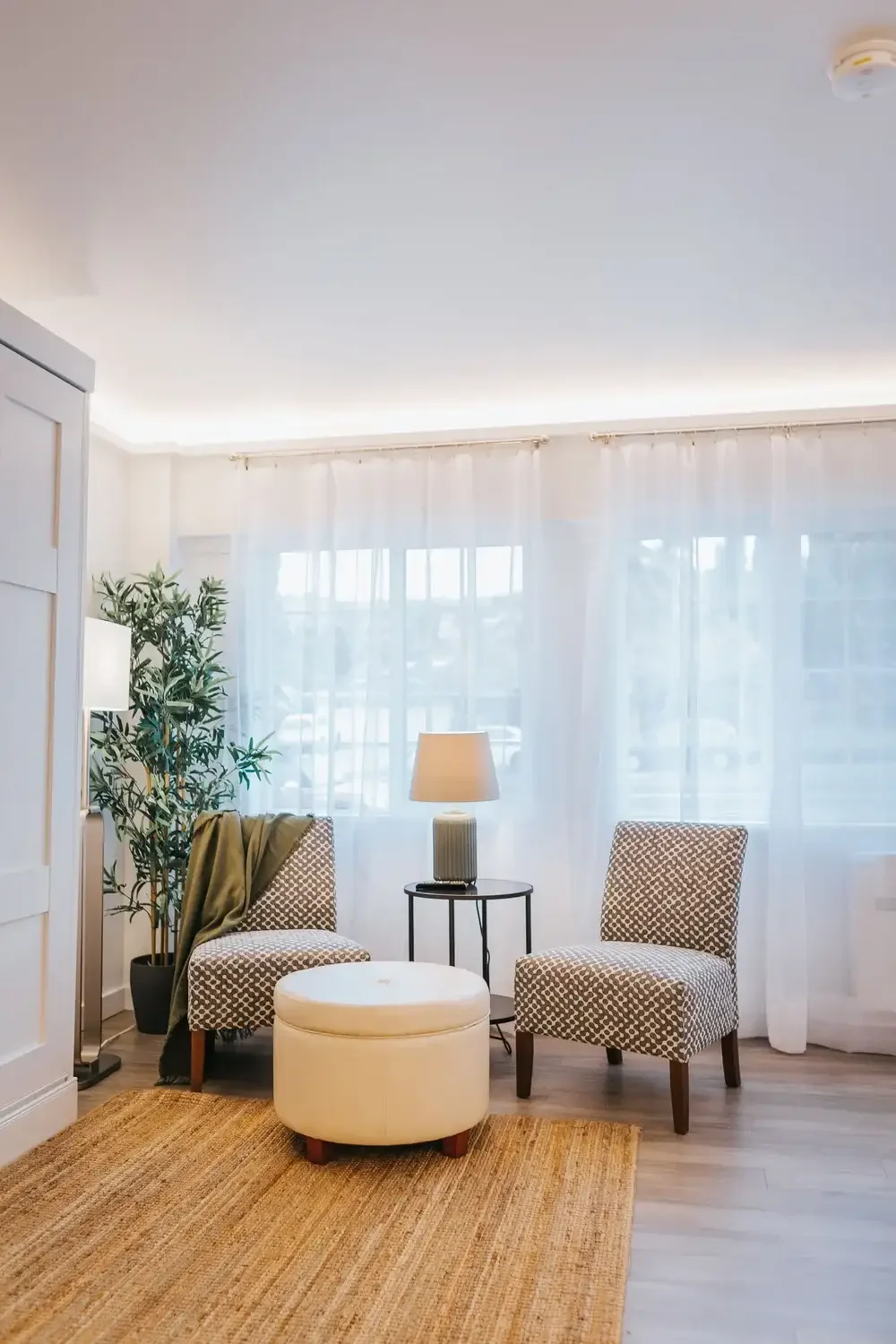 Private Caregiver's Suite Living Area